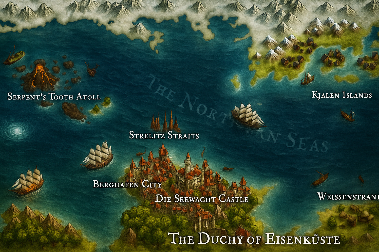 The Northern Seas Map